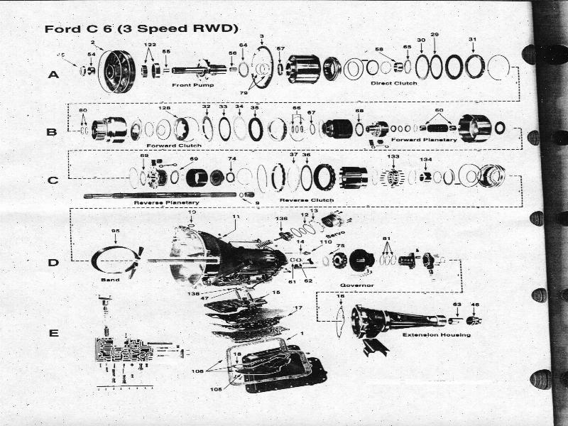 Ford C6 Transmission Parts Diagram General Wiring Diagram